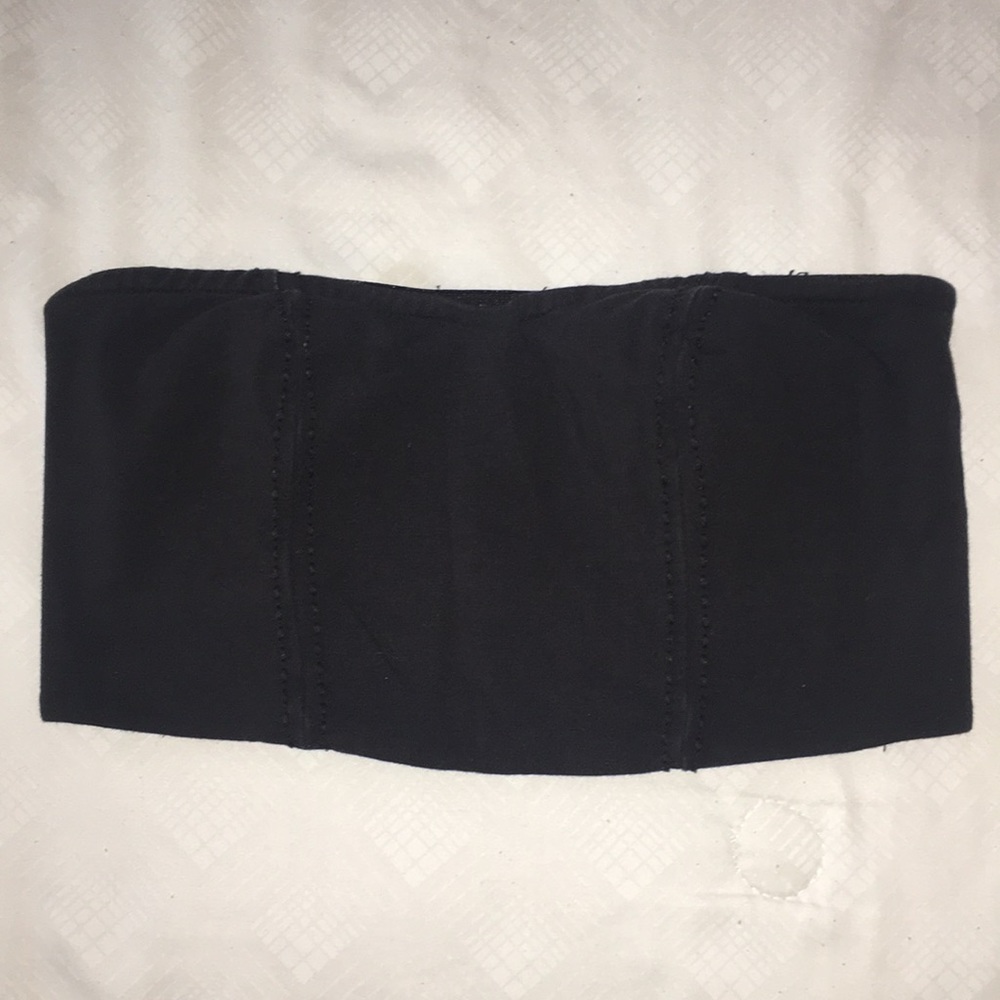 Silence + noise Black strapless top